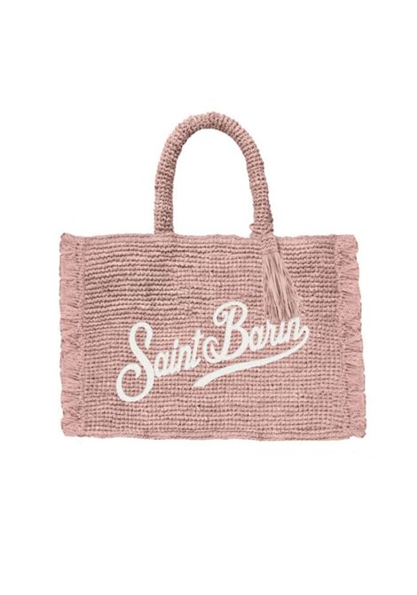 Borsa Mc2 Saint Barth Vanity mini raffia rosa nappina MC2 SAINT BARTH | Borse | VANITYMINIRAFFIA03991H20